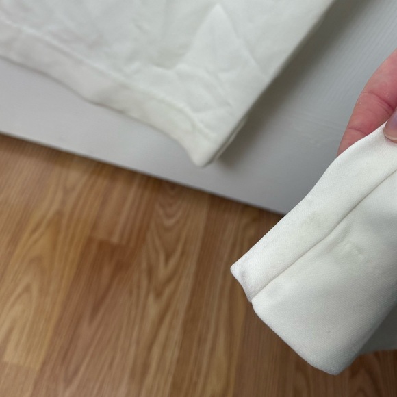 Reformation Auggie Pants in Ivory 10 - Picture 9 of 11